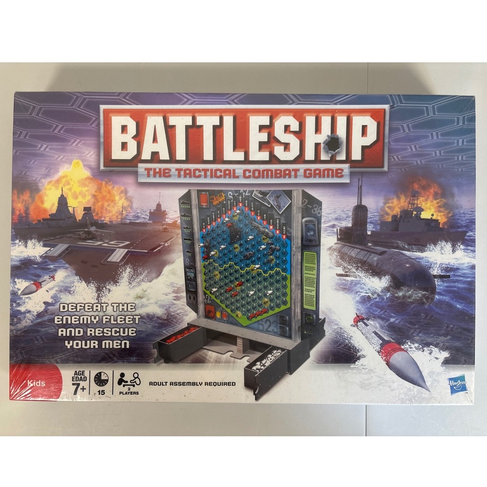 Battleship The Tactical Combat Game Milton Bradley Hasbro 2008 New Sealed